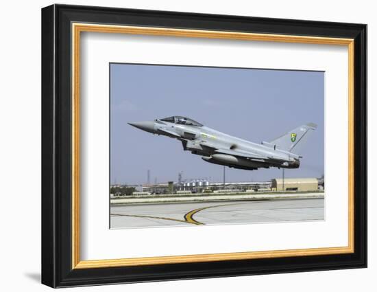 A Royal Air Forcetyphoon Fgr4 Taking Off from Konya Air Base, Turkey-Stocktrek Images-Framed Photographic Print