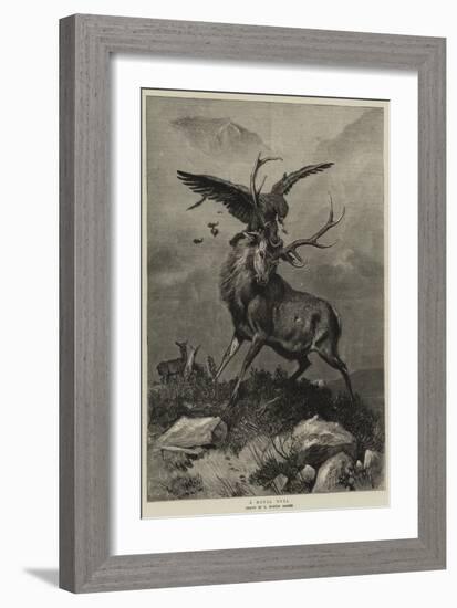 A Royal Duel-Charles Burton Barber-Framed Giclee Print