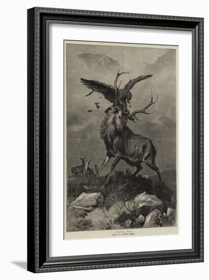 A Royal Duel-Charles Burton Barber-Framed Giclee Print