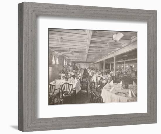 'A Royal Mail Dining Hall', 1914-Unknown-Framed Photographic Print