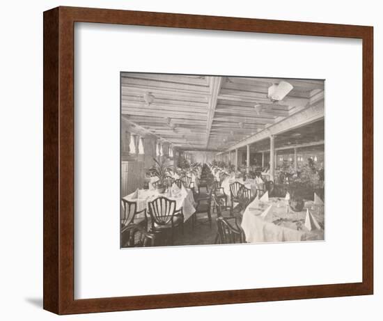 'A Royal Mail Dining Hall', 1914-Unknown-Framed Photographic Print