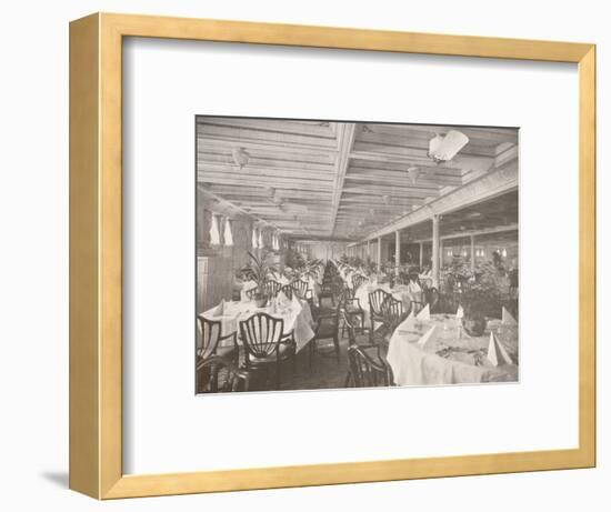 'A Royal Mail Dining Hall', 1914-Unknown-Framed Photographic Print