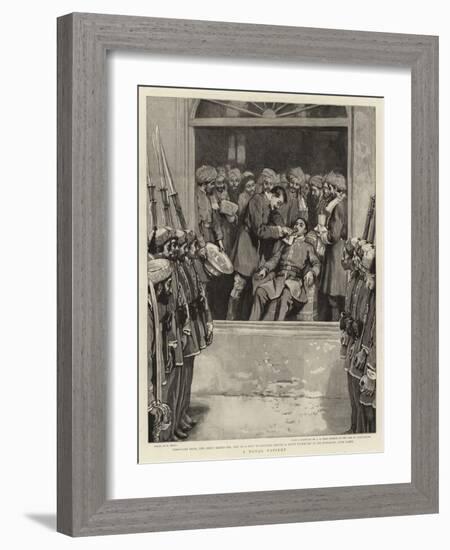 A Royal Patient-William Small-Framed Giclee Print