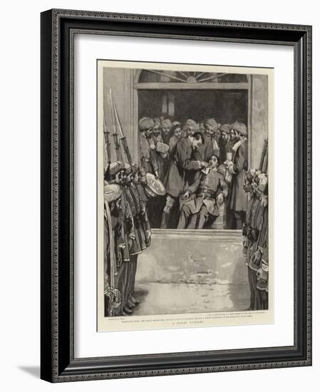 A Royal Patient-William Small-Framed Giclee Print