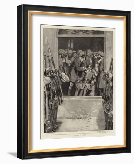 A Royal Patient-William Small-Framed Giclee Print