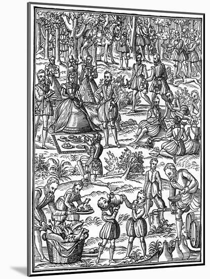 A Royal Picnic, 1575-null-Mounted Giclee Print