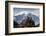 A Ruined Ancient Dzong at Jangothang with the Face of Jomolhari Mountain Visible Behind-Alex Treadway-Framed Photographic Print