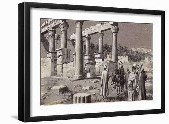 A Ruined Temple in Egypt-Pat Nicolle-Framed Giclee Print