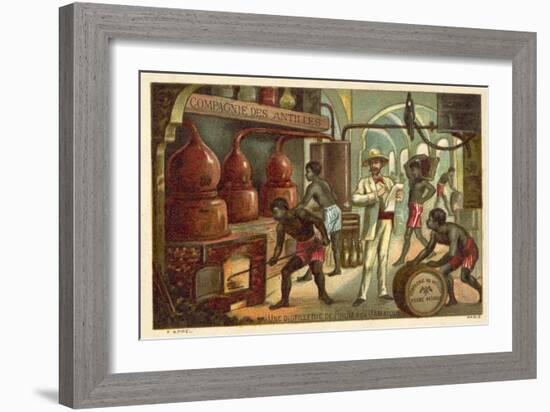 A Rum Distillery in Jamaica-null-Framed Giclee Print