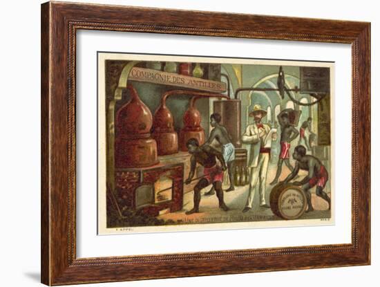 A Rum Distillery in Jamaica-null-Framed Giclee Print