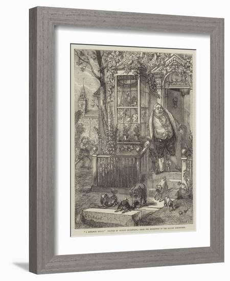 A Runaway Knock-George Cruikshank-Framed Giclee Print