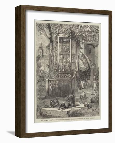 A Runaway Knock-George Cruikshank-Framed Giclee Print