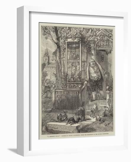 A Runaway Knock-George Cruikshank-Framed Giclee Print