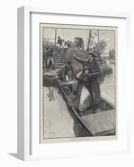 A Runaway Match, Taking to the Water-Amedee Forestier-Framed Giclee Print
