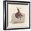 A Running Bucker-Frederic Sackrider Remington-Framed Giclee Print