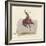 A Running Bucker-Frederic Sackrider Remington-Framed Giclee Print