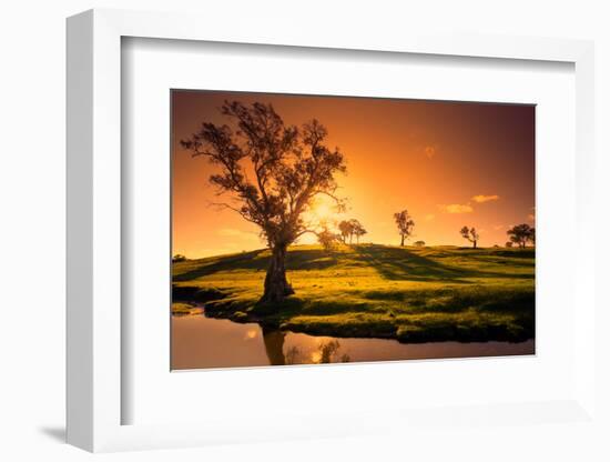 A Rural Adelaide Hills Landscape-kwest19-Framed Photographic Print