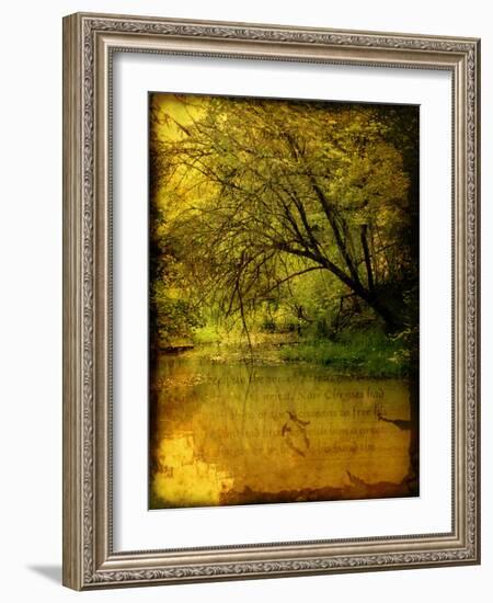 A Rural Scene with a Riverbank-Cristina Carra Caso-Framed Photographic Print