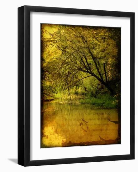 A Rural Scene with a Riverbank-Cristina Carra Caso-Framed Photographic Print