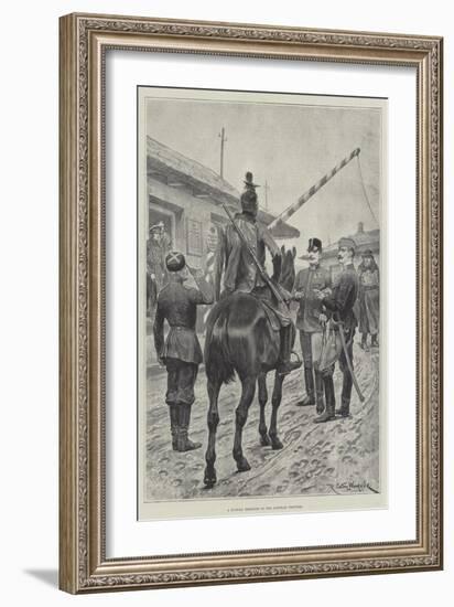 A Russian Deserter on the Austrian Frontier-Richard Caton Woodville II-Framed Giclee Print