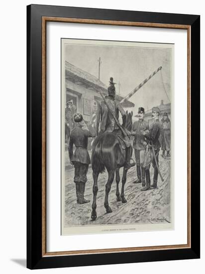 A Russian Deserter on the Austrian Frontier-Richard Caton Woodville II-Framed Giclee Print