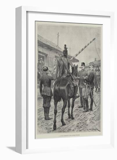 A Russian Deserter on the Austrian Frontier-Richard Caton Woodville II-Framed Giclee Print