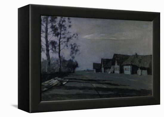 A Russian Village by Moonlight, 1897-Isaak Iljitsch Lewitan-Framed Premier Image Canvas