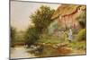 A Rustic Retreat-Arthur Claude Strachan-Mounted Giclee Print