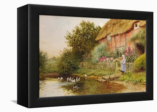 A Rustic Retreat-Arthur Claude Strachan-Framed Premier Image Canvas