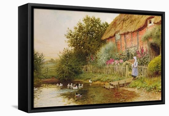 A Rustic Retreat-Arthur Claude Strachan-Framed Premier Image Canvas