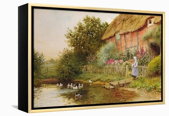 A Rustic Retreat-Arthur Claude Strachan-Framed Premier Image Canvas