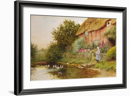 A Rustic Retreat-Arthur Claude Strachan-Framed Giclee Print