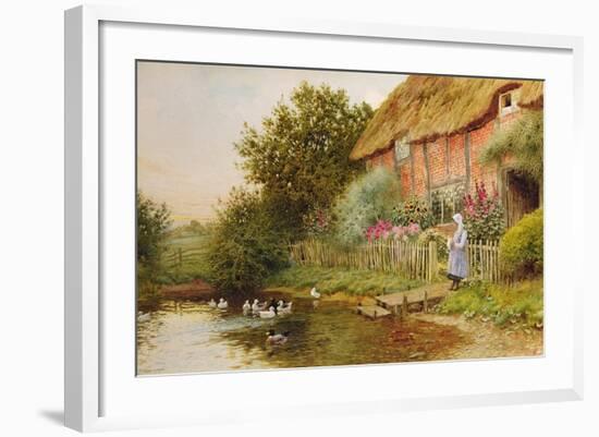 A Rustic Retreat-Arthur Claude Strachan-Framed Giclee Print