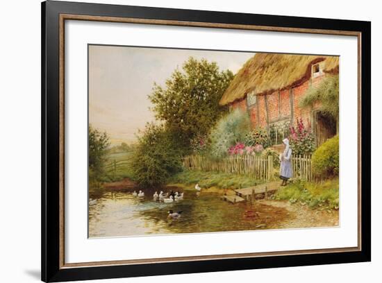 A Rustic Retreat-Arthur Claude Strachan-Framed Giclee Print