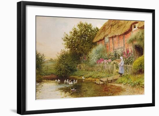 A Rustic Retreat-Arthur Claude Strachan-Framed Giclee Print