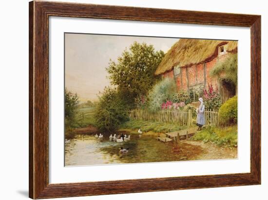 A Rustic Retreat-Arthur Claude Strachan-Framed Giclee Print