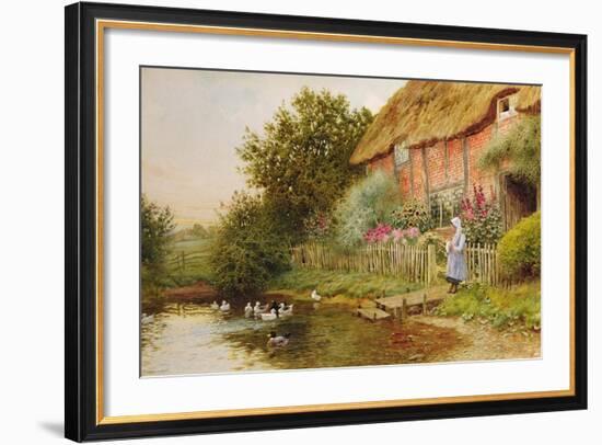 A Rustic Retreat-Arthur Claude Strachan-Framed Giclee Print