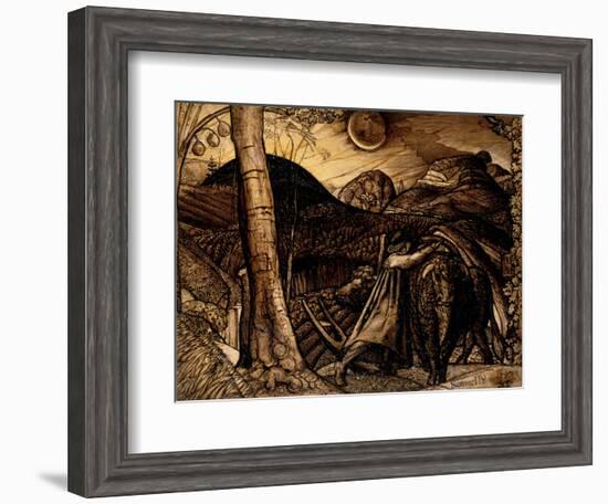 A Rustic Scene, 1823-Samuel Palmer-Framed Giclee Print