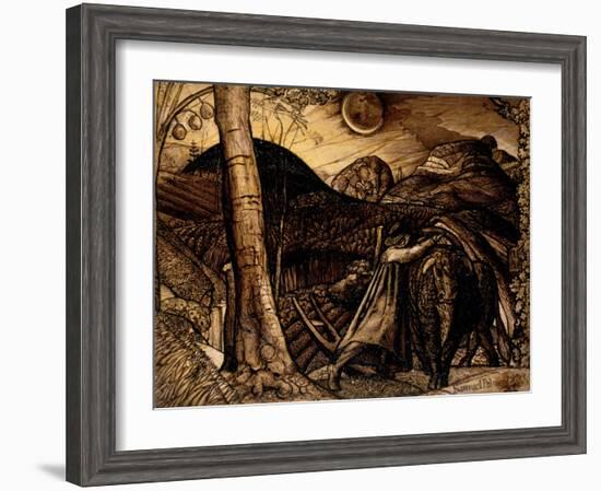 A Rustic Scene, 1823-Samuel Palmer-Framed Giclee Print