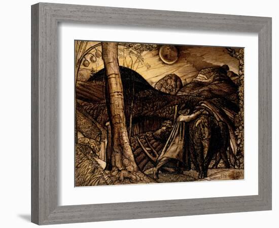 A Rustic Scene, 1823-Samuel Palmer-Framed Giclee Print