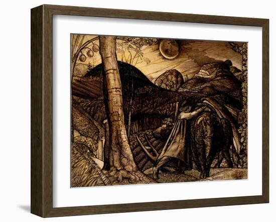 A Rustic Scene, 1823-Samuel Palmer-Framed Giclee Print