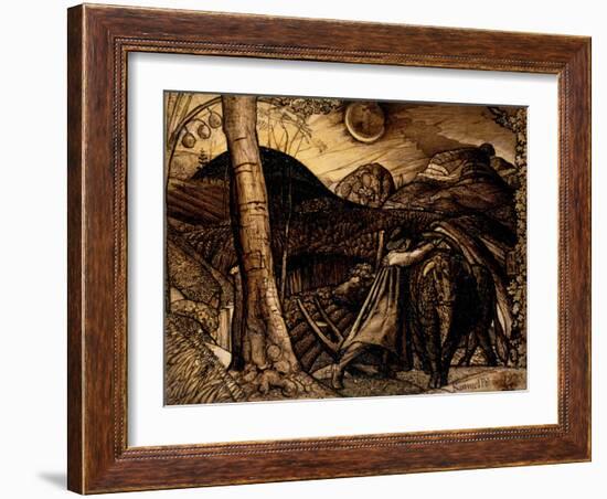 A Rustic Scene, 1823-Samuel Palmer-Framed Giclee Print