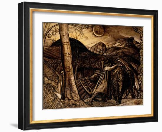 A Rustic Scene, 1823-Samuel Palmer-Framed Giclee Print