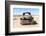 A Rusty Abandoned Car in the Desert Near Aus in Southern Namibia, Africa-Alex Treadway-Framed Photographic Print