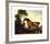 A Saddled Bay Hunter-George Stubbs-Framed Premium Giclee Print