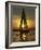 A Sailboat Heads Back to its Mooring-null-Framed Photographic Print