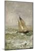 A Sailing Boat in a Choppy Sea-Mose Bianchi-Mounted Giclee Print