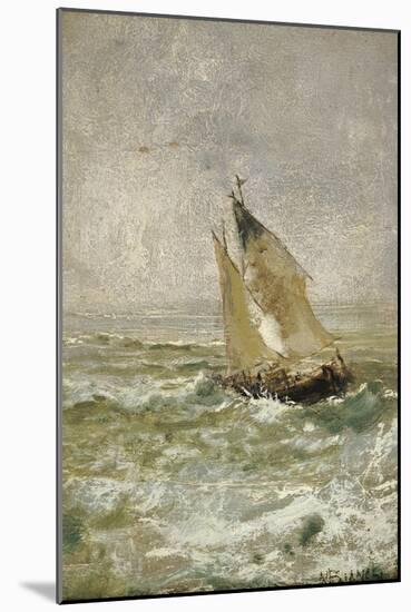 A Sailing Boat in a Choppy Sea-Mose Bianchi-Mounted Giclee Print