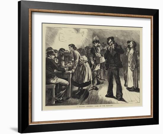 A Sailor's Assembly Room at the East-End-Edwin Buckman-Framed Giclee Print