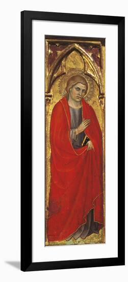 A Saint, Detail from the Assumption of the Virgin, Triptych, 1401, Taddeo Di Bartolo--Framed Giclee Print